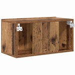 vidaXL Meuble TV 3 Pièces Marron 60 x 30 x 30 cm Bois d'ingénierie