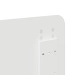 vidaXL Tête de lit Blanc Brillant 135 cm Bois d'ingénierie