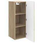 vidaXL Armoire Murale Chêne Sonoma 33 x 34 5 x 94 cm Bois d'ingénierie