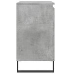 vidaXL Armoire de bain gris béton 58x33x60 cm bois d'ingénierie