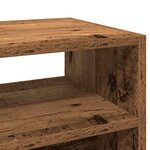 vidaXL Table console vieux bois 78x30x80 cm bois d'ingénierie