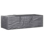 vidaXL Sacs de rangement pour coussins de jardin 2 Pièces noir