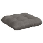 vidaXL Coussins de siège 4 Pièces Gris clair 40 x 40 cm