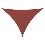 vidaXL Voile de parasol tissu oxford triangulaire 4x5x5 m terre cuite