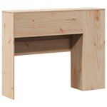 vidaXL Tête de lit avec rangement 75 cm bois massif de pin