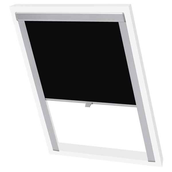 vidaXL Store occultant roulant Noir FK06