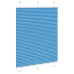 vidaXL Store plissé bleu 105x150 cm largeur du tissu 104 4cm polyester