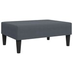 vidaXL Ensemble de canapés 2 Pièces gris foncé velours