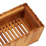 vidaXL Lit surélevé de jardin 150x30x25 cm Bois massif d'acacia