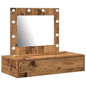 vidaXL Table de Toilette Marron 83 x 40 x 70 cm Bois d'ingénierie