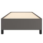vidaXL Cadre de lit sans matelas gris 100x200 cm similicuir