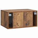 vidaXL Meuble TV mural Bois ancien 59 5 x 41 x 30 cm Bois d'ingénierie