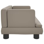 vidaXL Canapé pour enfants cappuccino 60x40x30 cm similicuir
