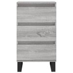 vidaXL Buffet sonoma gris 40x35x70 cm bois d'ingénierie
