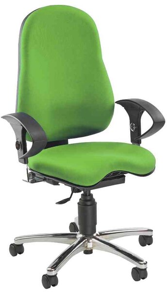 Siège de bureau 'Sitness 10' Ortho ergonomique Avec Accoudoirs Vert TOPSTAR
