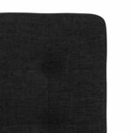 vidaXL Chaises à manger lot de 6 noir tissu