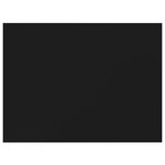 vidaXL Panneaux de bibliothèque 4 Pièces noir bois d’ingénierie