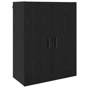 vidaXL Meuble mural Chêne noir 69 5 x 34 x 90 cm Bois d'ingénierie