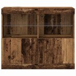 vidaXL Buffet Marron 81 x 37 x 67 cm Bois d'ingénierie
