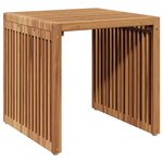 vidaXL Table d'appoint de jardin 45x42 5x45 cm en bois massif de teck