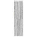 vidaXL Bibliothèque sonoma gris 66x31x112 cm bois d'ingénierie