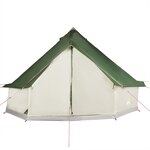vidaXL Tente familiale tipi 10 personnes vert imperméable
