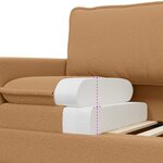vidaXL Canapé Beige 156 x 81 x 87 5 cm Tissu