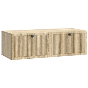 vidaXL Meuble TV mural Chêne Sonoma 98 x 41 x 30 cm Bois d'ingénierie