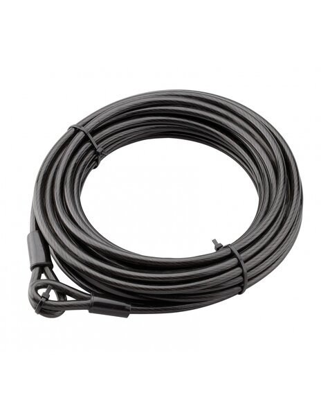 THIRARD - Câble antivol Twisty  vélo  abris de jardin  Ø 8  12.00m  acier gaine PVC