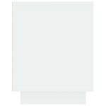 vidaXL Meuble TV blanc 102x35x45 cm bois d'ingénierie