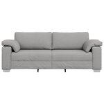 Canapé 3 places vidaXL Gris nuage 178 cm en tissu