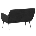 Banc banquette 108 x 79 x 79 cm velours noir 02_0010703