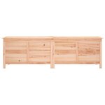 vidaXL Boîte de rangement de jardin 198 5x50x56 5 cm bois massif sapin