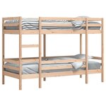 vidaXL Lit superposé sans matelas 80x200 cm bois de pin massif