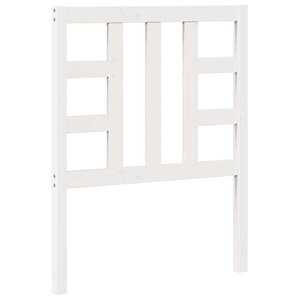 vidaXL Tête de lit Blanc 81x4x100 cm Bois massif de pin