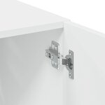 vidaXL Armoire de rangement blanc 70x42 5x225 cm bois d'ingénierie