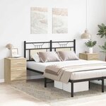 vidaXL Tables de chevet 2Pièces chêne sonoma 38x35x56cm bois d'ingénierie