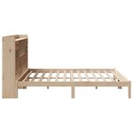 vidaXL Lit bibliothèque sans matelas 180x200 cm bois massif de pin