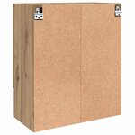 vidaXL Meuble mural chêne artisanal 60 x 31 x 70 cm Bois d'ingénierie