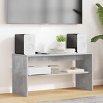 vidaXL Meuble TV Gris béton 80 x 30 x 40 cm Bois d'ingénierie