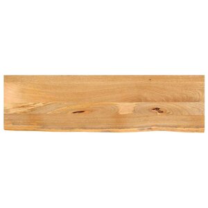 vidaXL Dessus de table à bord vivant 120x20x3 8cm bois massif manguier
