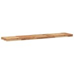 vidaXL Étagères flottantes 2 Pièces 120x30x4 cm acacia massif à l'huile