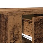 vidaXL Bureau vieux bois 100x49x75 cm bois d'ingénierie