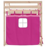 vidaXL Lit superposé sans matelas 90x200 cm bois de pin massif