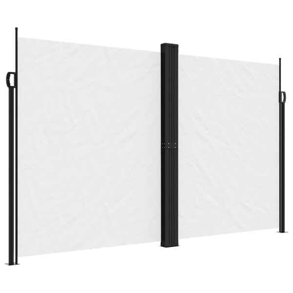 vidaXL Auvent latéral rétractable blanc 200x1200 cm