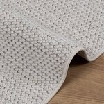 vidaXL Tapis de surface HUARTE Crème 150 x 80 cm Polyester