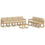 vidaXL Ensemble de canapés d'extérieur 7 pc