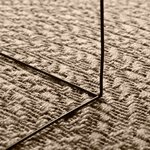 vidaXL Tapis ZIZUR beige Ø 200cm aspect de jute intérieur et extérieur