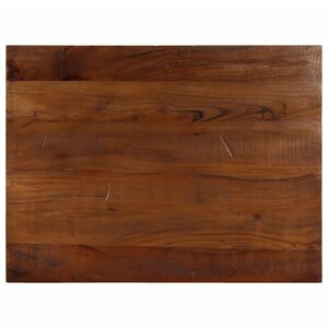 vidaXL Dessus de table 80x60x3 8 cm rectangulaire bois massif récupéré