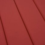 vidaXL Coussin de chaise longue rouge 200x60x3 cm tissu oxford